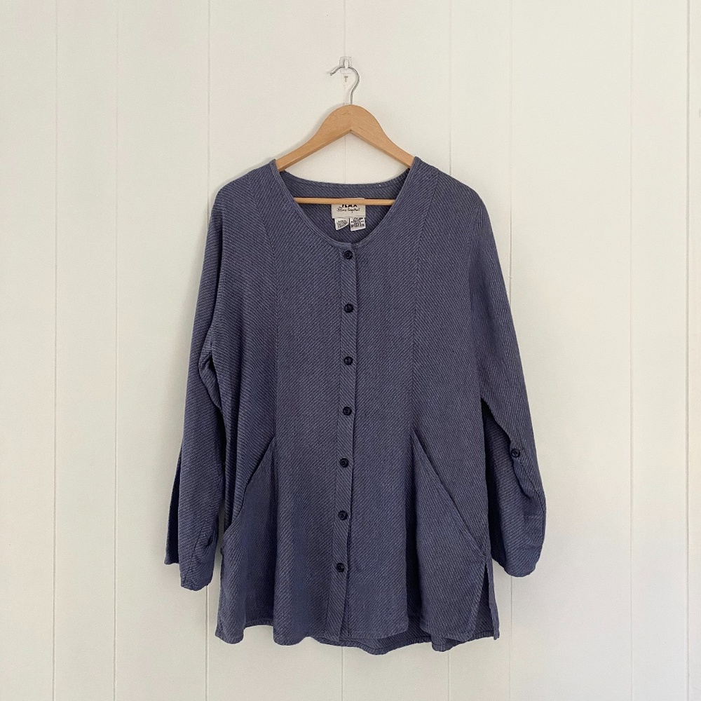 Flax Button Down Shirt